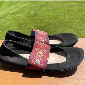 Camper Black Suede Leather Ballerina Flats 40